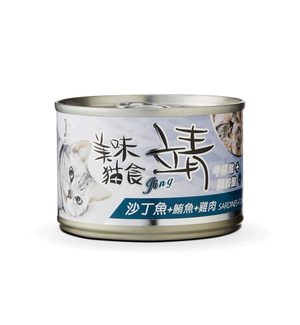 Jing 靖 貓罐頭 80g 貓咪餐罐 貓食 全齡貓 副食罐 貓罐 毛掌櫃寵物