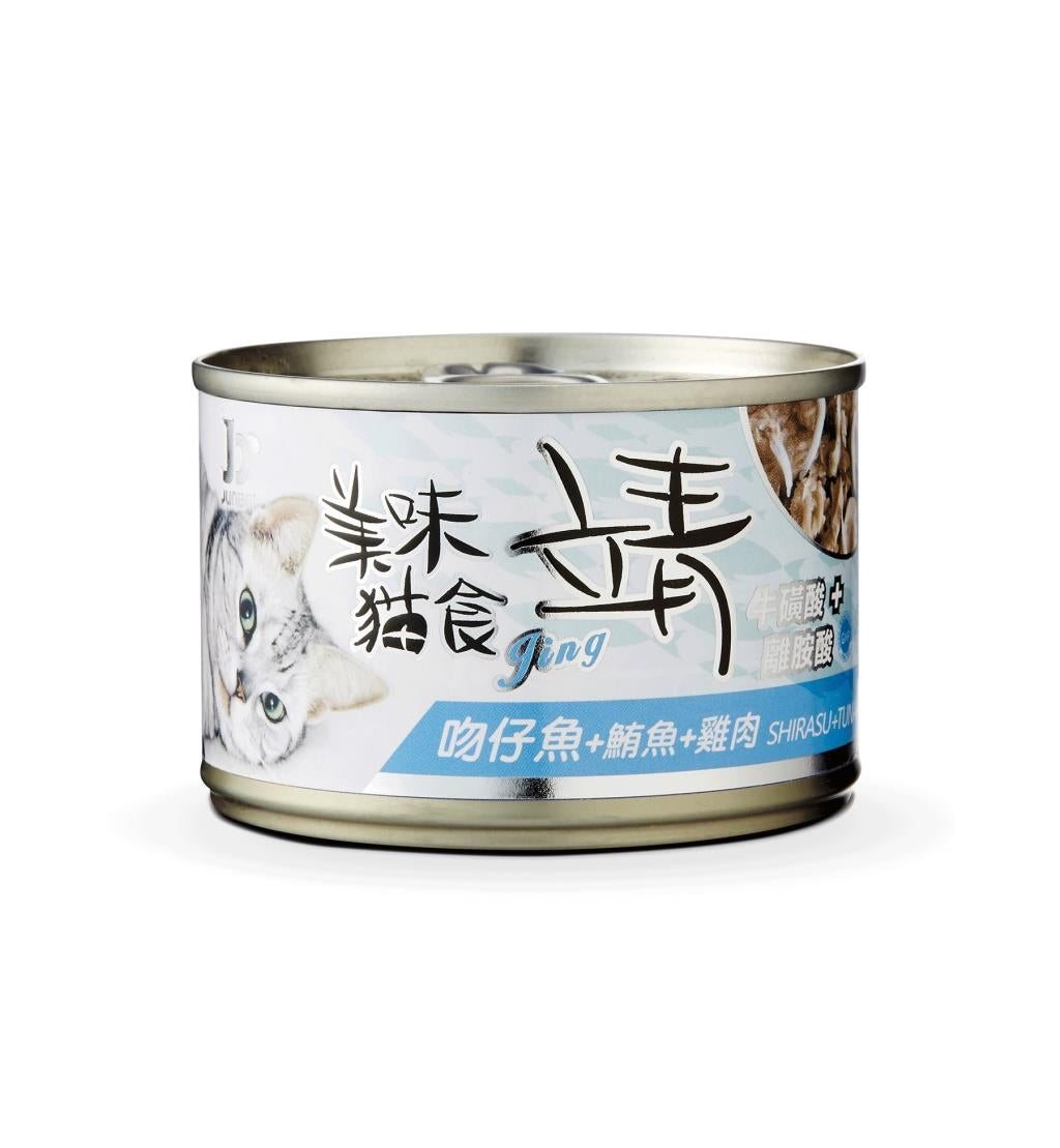 Jing 靖 貓罐頭 80g 貓咪餐罐 貓食 全齡貓 副食罐 貓罐 毛掌櫃寵物