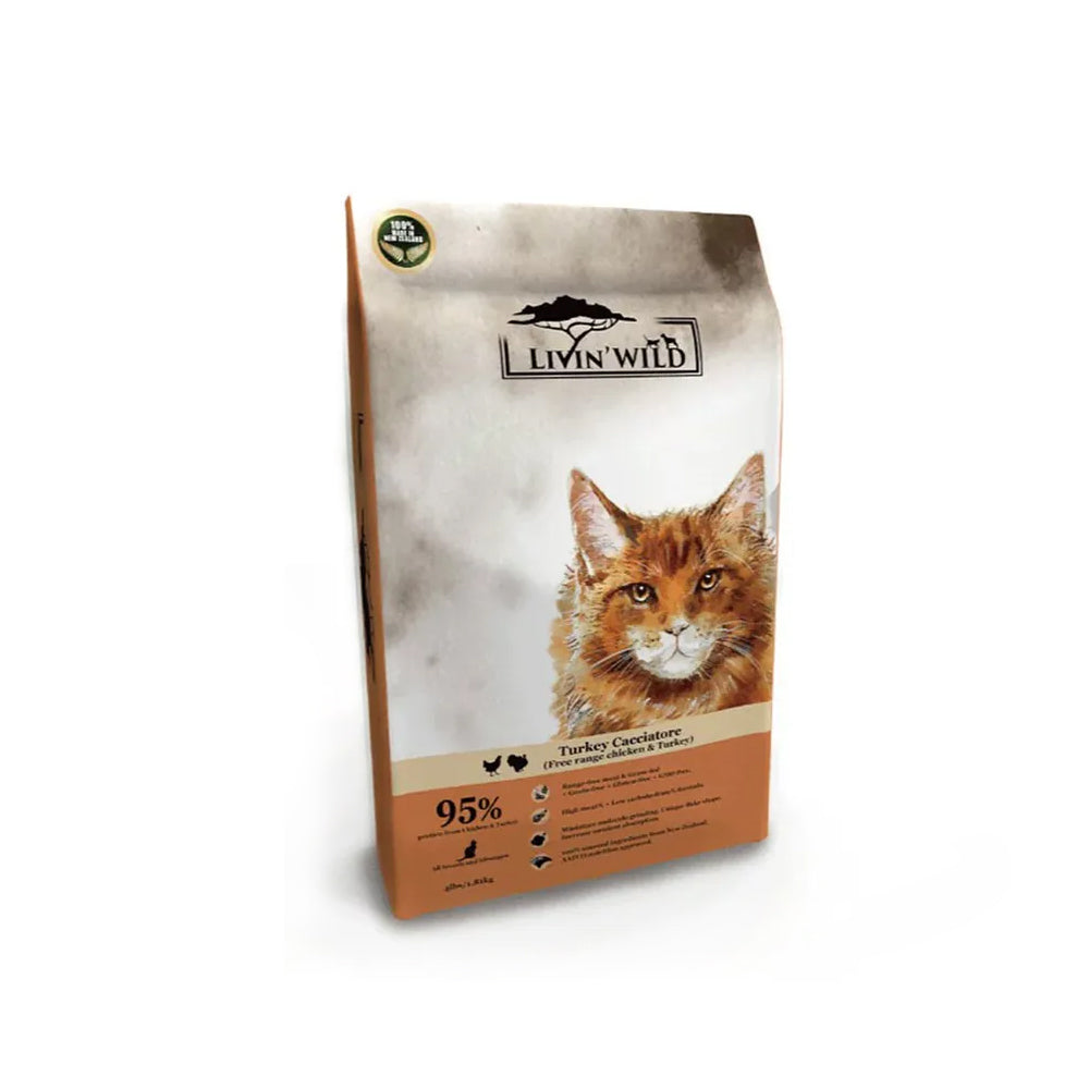 Livin Wild 野宴 紐西蘭無穀 貓飼料 貓糧 無穀貓飼料 無穀貓糧