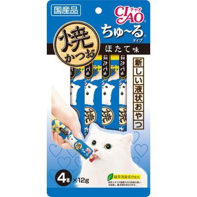 CIAO 日本製 啾嚕貓用肉泥 14g/4入 貓肉泥 零食 燒肉泥 肉泥 貓零食