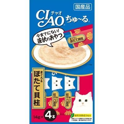 CIAO 日本製 啾嚕貓用肉泥 14g/4入 貓肉泥 零食 燒肉泥 肉泥 貓零食