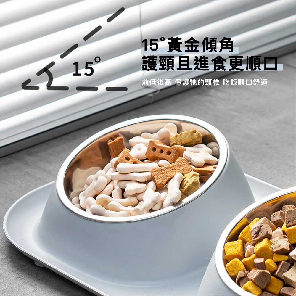 不鏽鋼防蟻雙碗 防蟻碗 防溢碗 寵物碗 狗碗 不銹鋼碗 寵物碗 居家用品
