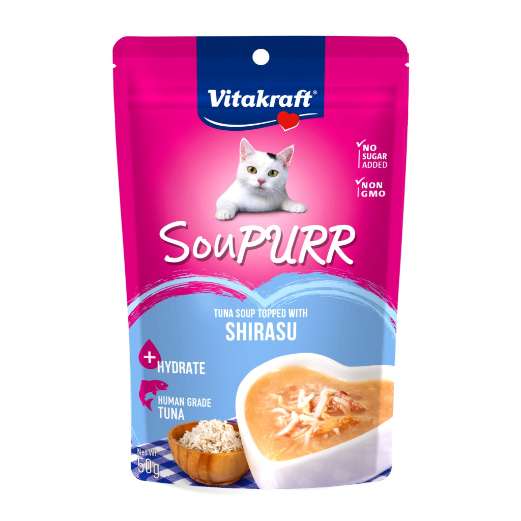 德國Vitakraft SouPURR 喵湯寶貓餐包50g 貓咪食品 貓點心 貓餐包 貓咪餐包 貓食品