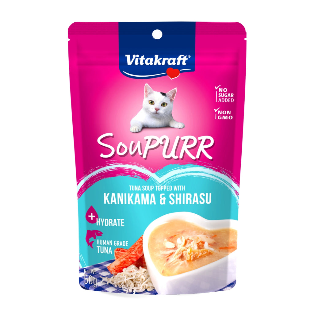 德國Vitakraft SouPURR 喵湯寶貓餐包50g 貓咪食品 貓點心 貓餐包 貓咪餐包 貓食品