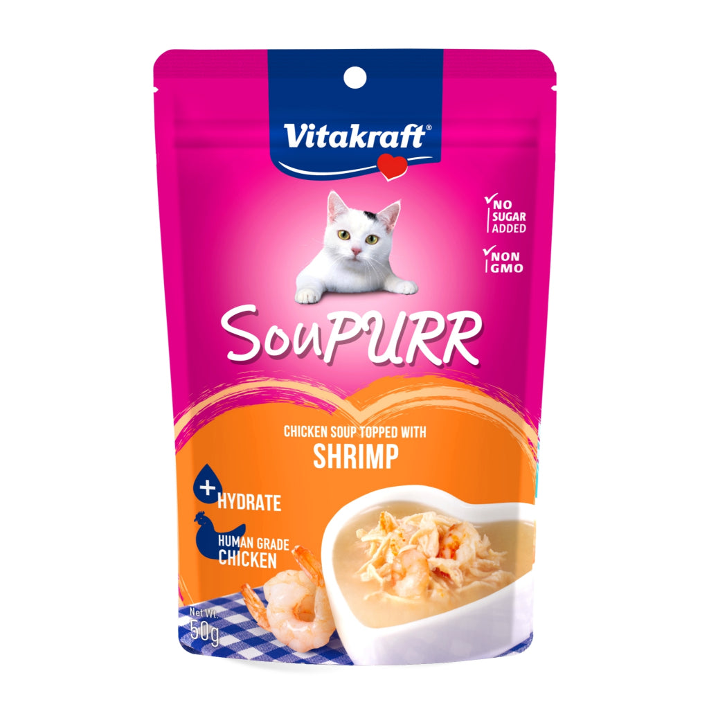 德國Vitakraft SouPURR 喵湯寶貓餐包50g 貓咪食品 貓點心 貓餐包 貓咪餐包 貓食品