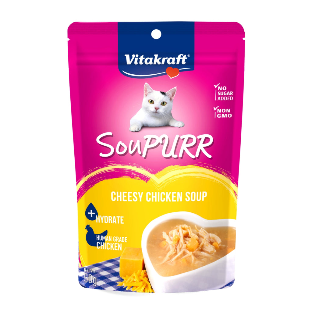 德國Vitakraft SouPURR 喵湯寶貓餐包50g 貓咪食品 貓點心 貓餐包 貓咪餐包 貓食品