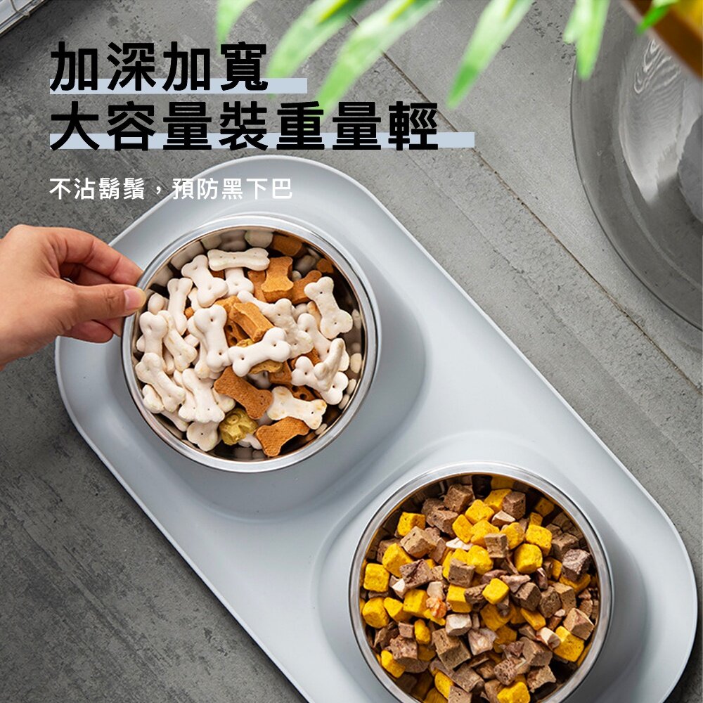 不鏽鋼防蟻雙碗 防蟻碗 防溢碗 寵物碗 狗碗 不銹鋼碗 寵物碗 居家用品
