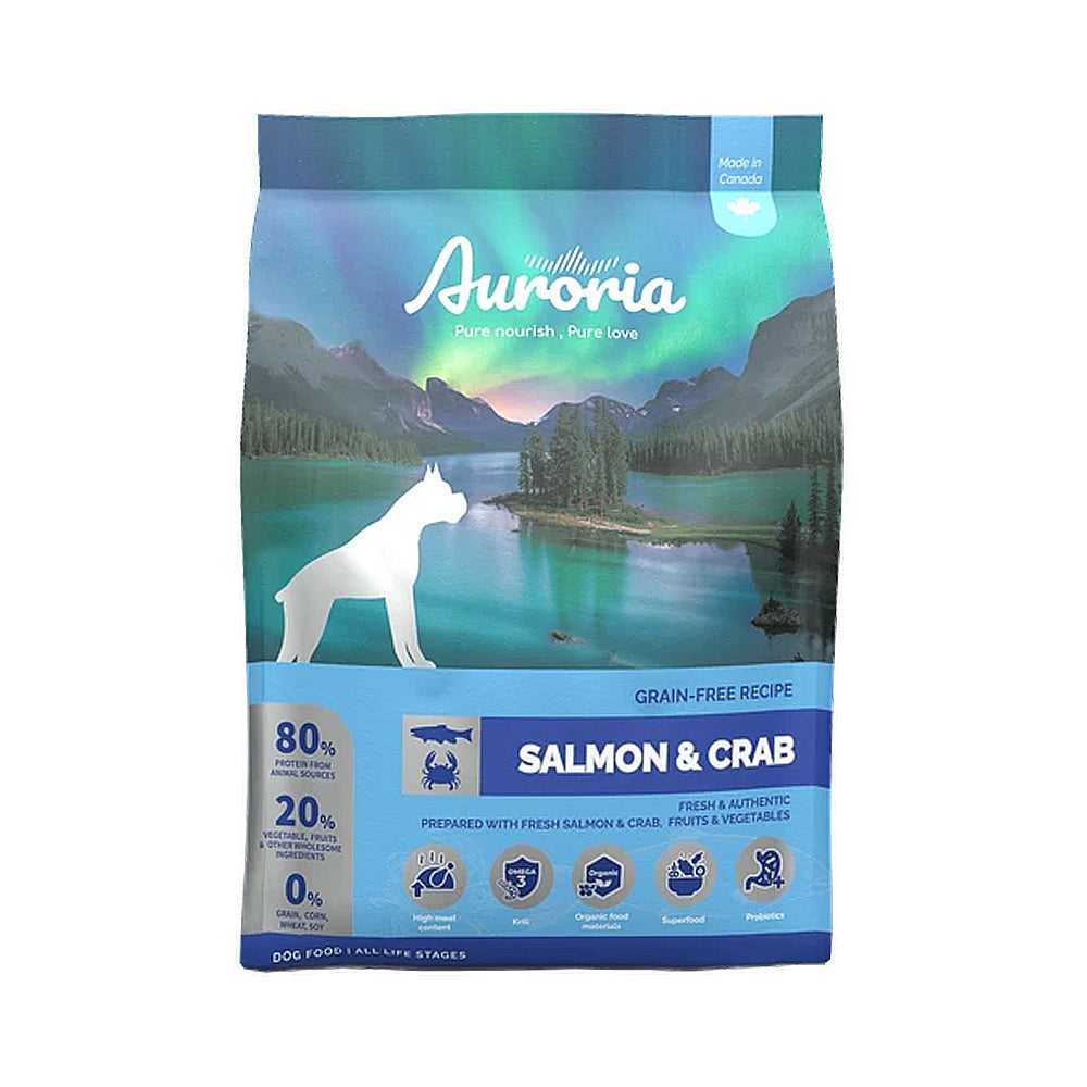Auroria 極光 狗飼料 全齡犬 犬糧 狗飼料 極光天然糧 無穀 雞肉 鮭魚 羊肉 毛掌櫃寵物