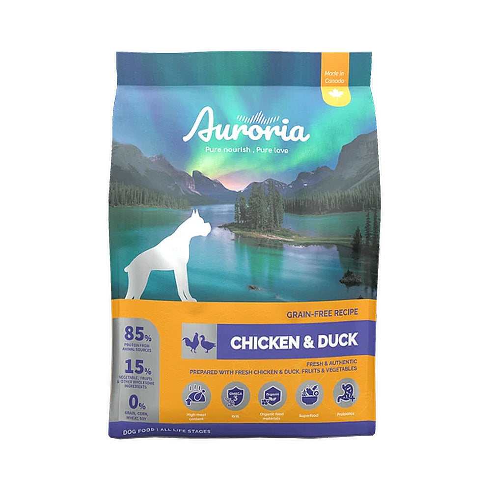 Auroria 極光 狗飼料 全齡犬 犬糧 狗飼料 極光天然糧 無穀 雞肉 鮭魚 羊肉 毛掌櫃寵物