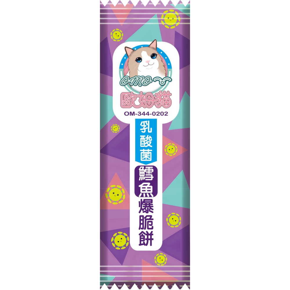 OMO 歐姆貓 乳酸菌爆脆餅 貓零食 貓點心 貓餅乾 貓脆餅 貓咪餅乾