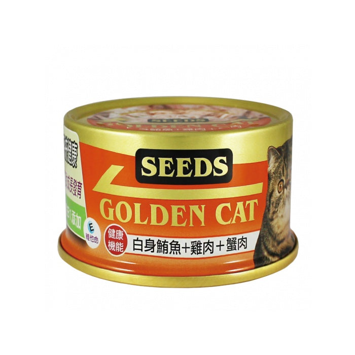 SEEDS 惜時 特級金罐 機能貓罐 80g/170g 貓副食罐 金罐 貓罐頭
