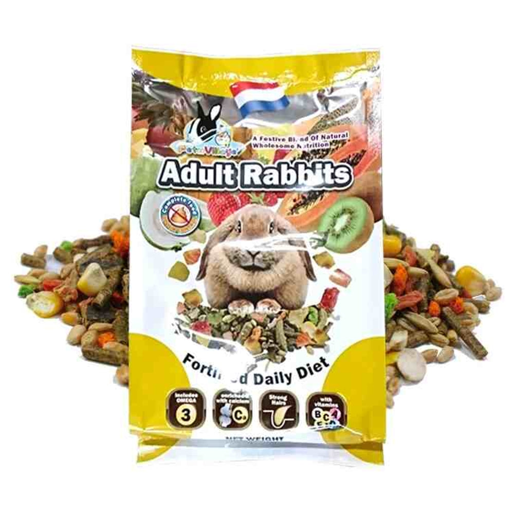 Pet Village 魔法村 兔子主食 水果大餐 兔子飼料 成兔飼料 成兔糧 兔主糧 兔料