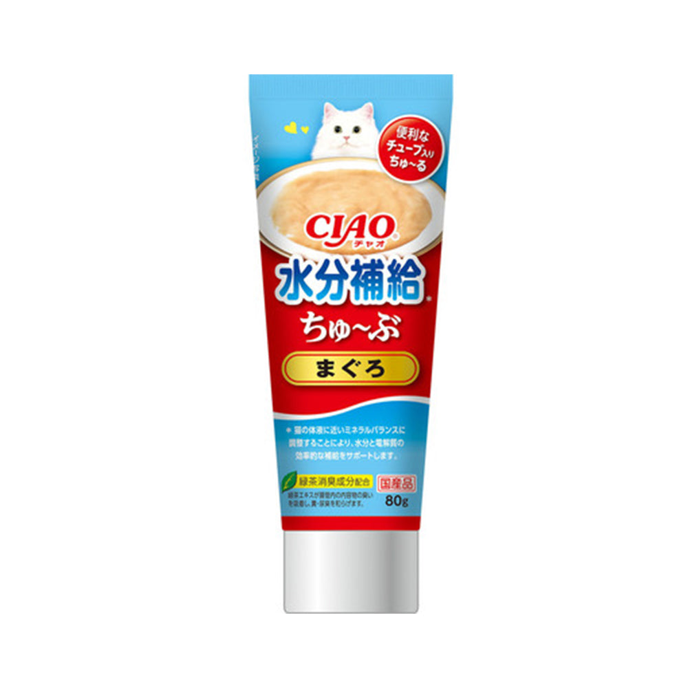 CIAO 日本進口啾嚕肉泥膏80g 貓肉泥 牙膏泥 管狀貓泥 貓點心 貓零食