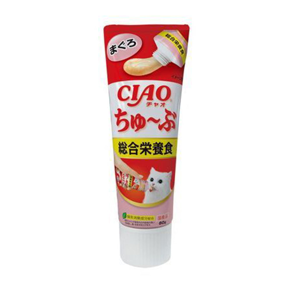 CIAO 日本進口啾嚕肉泥膏80g 貓肉泥 牙膏泥 管狀貓泥 貓點心 貓零食