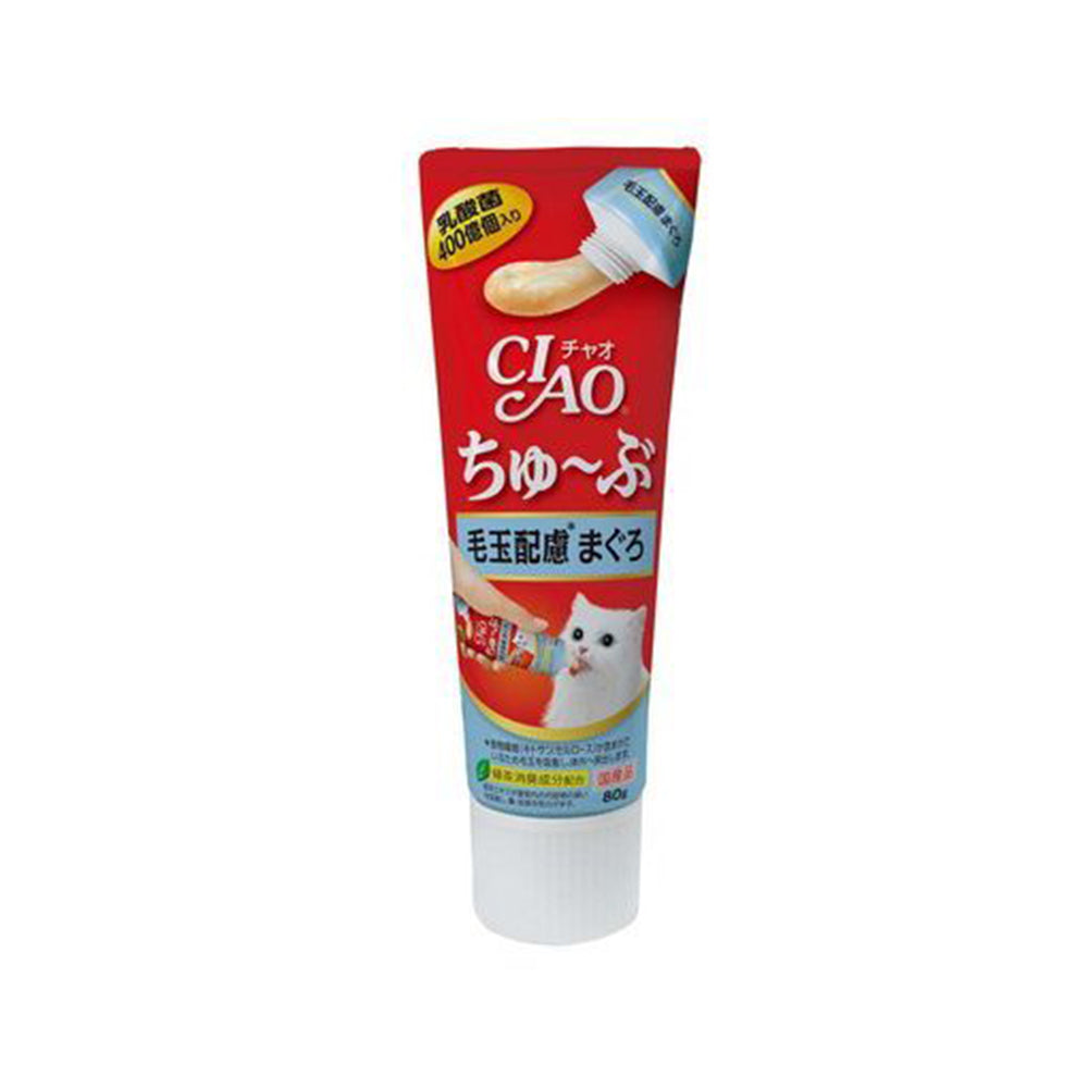 CIAO 日本進口啾嚕肉泥膏80g 貓肉泥 牙膏泥 管狀貓泥 貓點心 貓零食