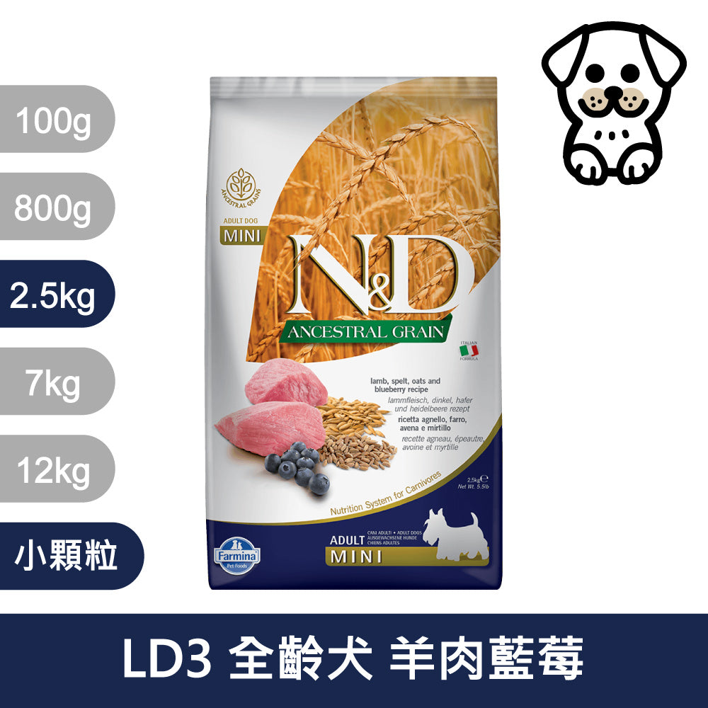 法米納ND 天然狗糧全品項1.5~5kg 無穀 南瓜無穀 小顆粒 潔牙顆粒 幼犬 全齡犬 狗飼料