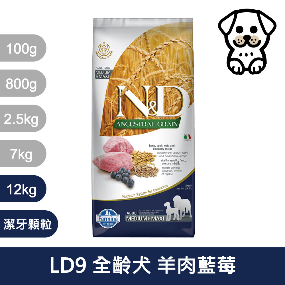 法米納ND 天然狗糧全品項7~12kg 無穀 南瓜無穀 小顆粒 潔牙顆粒 幼犬 全齡犬 狗飼料