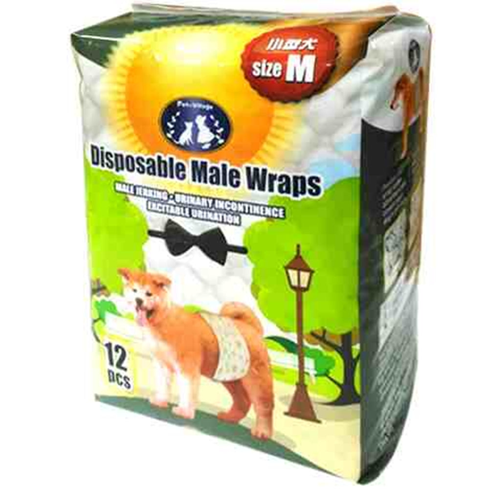 Pet Village 魔法村 公狗禮貌帶 拋棄式禮貌帶 多種尺寸 禮貌帶 寵物尿布 狗尿布