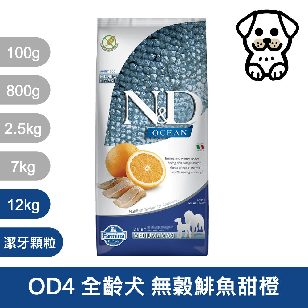 法米納ND 天然狗糧全品項7~12kg 無穀 南瓜無穀 小顆粒 潔牙顆粒 幼犬 全齡犬 狗飼料