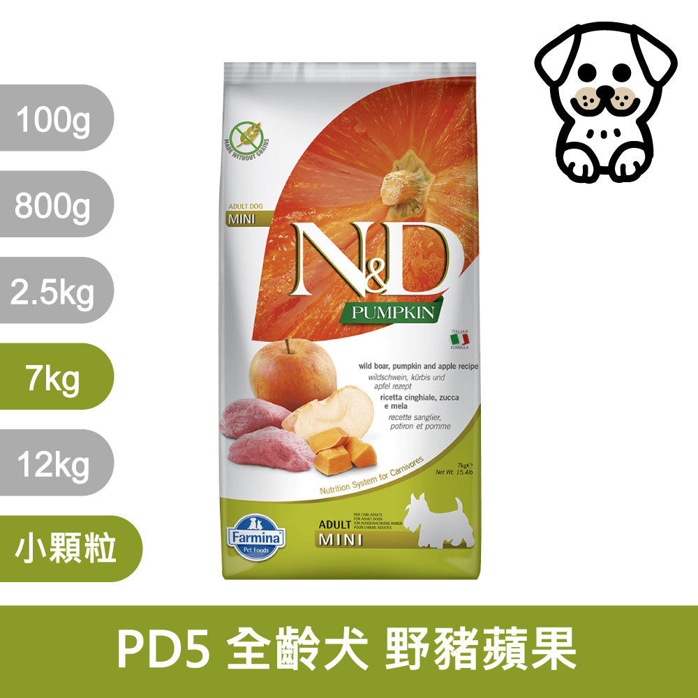 法米納ND 天然狗糧全品項7~12kg 無穀 南瓜無穀 小顆粒 潔牙顆粒 幼犬 全齡犬 狗飼料