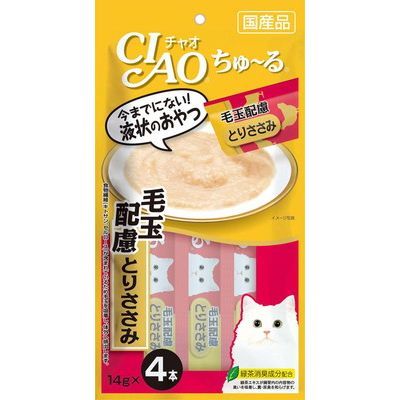 CIAO 日本製 啾嚕貓用肉泥 14g/4入 貓肉泥 零食 燒肉泥 肉泥 貓零食