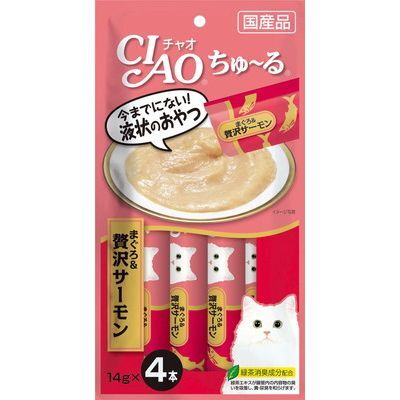 CIAO 日本製 啾嚕貓用肉泥 14g/4入 貓肉泥 零食 燒肉泥 肉泥 貓零食