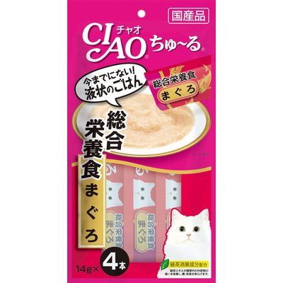 CIAO 日本製 啾嚕貓用肉泥 14g/4入 貓肉泥 零食 燒肉泥 肉泥 貓零食
