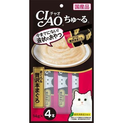 CIAO 日本製 啾嚕貓用肉泥 14g/4入 貓肉泥 零食 燒肉泥 肉泥 貓零食
