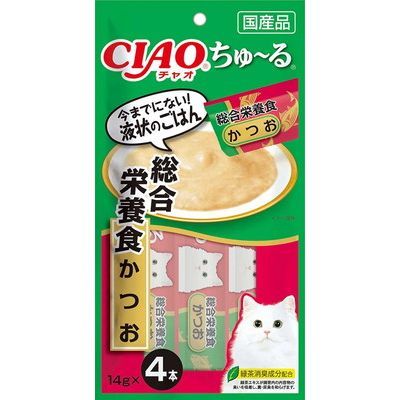 CIAO 日本製 啾嚕貓用肉泥 14g/4入 貓肉泥 零食 燒肉泥 肉泥 貓零食