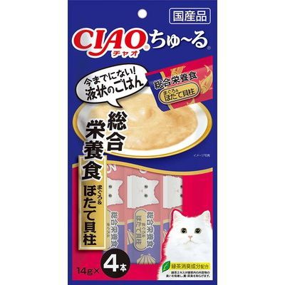 CIAO 日本製 啾嚕貓用肉泥 14g/4入 貓肉泥 零食 燒肉泥 肉泥 貓零食