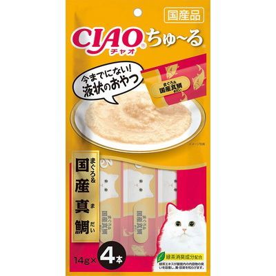 CIAO 日本製 啾嚕貓用肉泥 14g/4入 貓肉泥 零食 燒肉泥 肉泥 貓零食