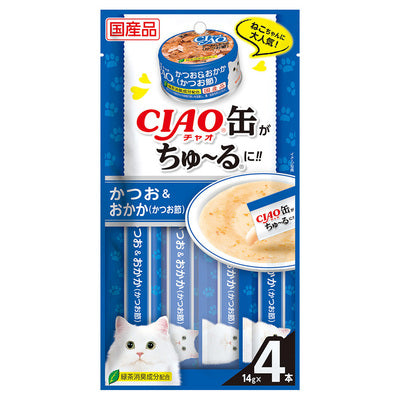 CIAO 日本製 啾嚕貓用肉泥 14g/4入 貓肉泥 零食 燒肉泥 肉泥 貓零食