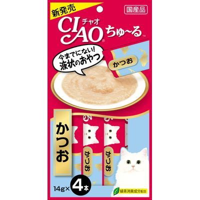 CIAO 日本製 啾嚕貓用肉泥 14g/4入 貓肉泥 零食 燒肉泥 肉泥 貓零食