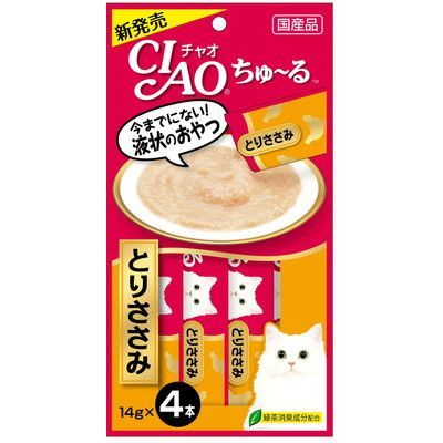 CIAO 日本製 啾嚕貓用肉泥 14g/4入 貓肉泥 零食 燒肉泥 肉泥 貓零食