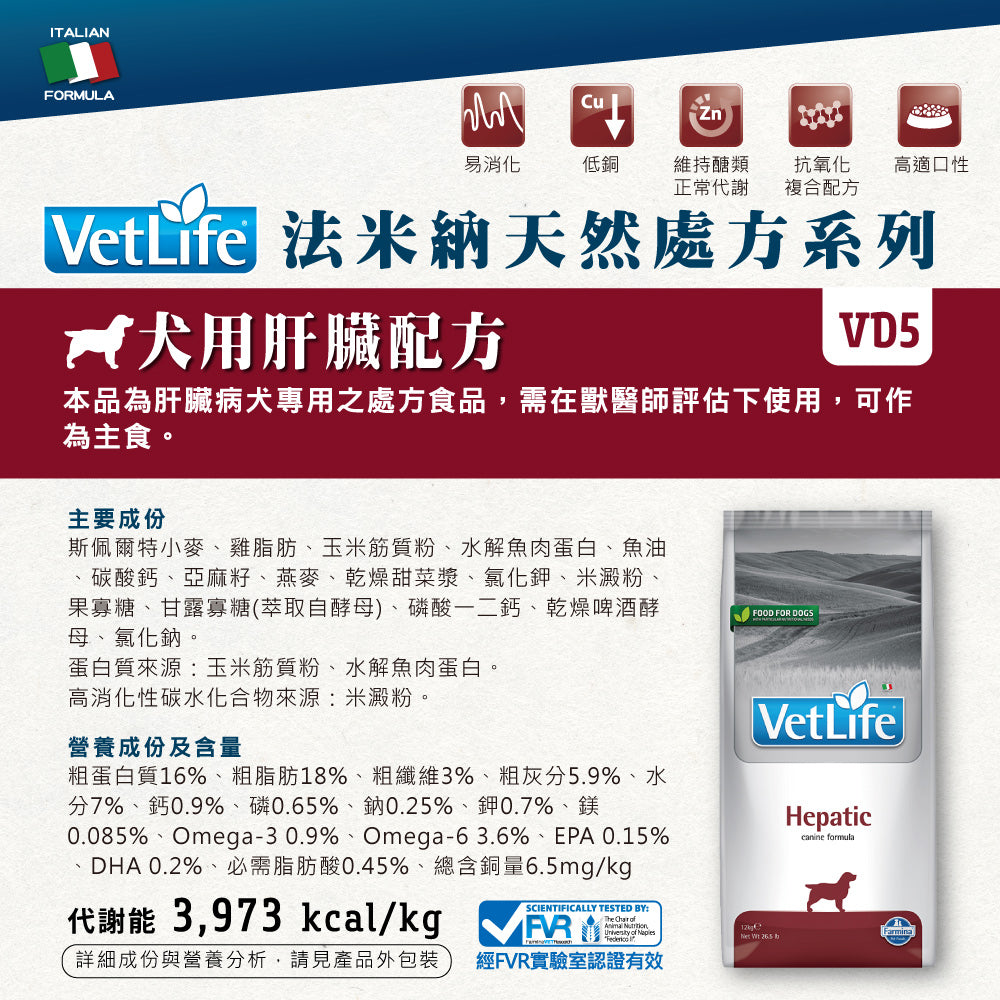 VET LIFE法米納 狗處方糧 關節 腸胃道 肝臟 泌尿道 腎臟 體重 心血管 血糖 低敏 狗飼料