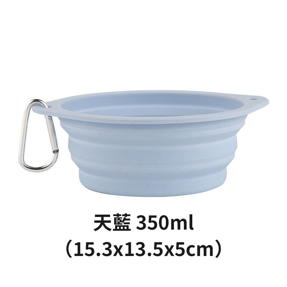 寵物外出矽膠碗 外出摺疊碗 摺疊碗 寵物碗 貓碗 狗碗 可折疊矽膠碗 外出碗 便攜式碗 飼料碗