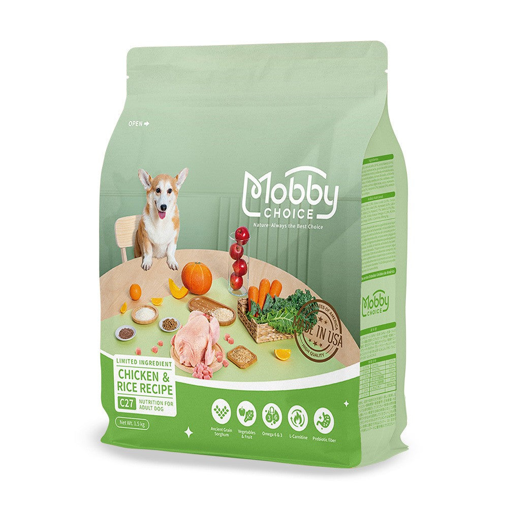 Mobby 莫比 狗飼料 自然食 食譜 乾飼料 全齡犬