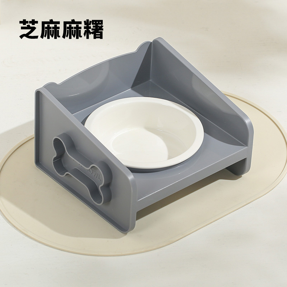 YoMix 方方 陶瓷碗 增高碗 防蟻碗 防溢碗 不銹鋼 防打翻 防溢食 水碗 寵物碗 狗碗 貓咪碗