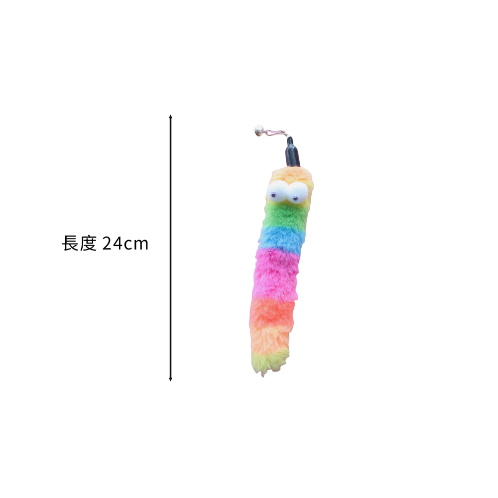 NeeBoo 絨布毛毛蟲替換頭 動物紋 毛絨 替換頭 豹紋 毛毛蟲 逗貓桿 配件 耐咬 解悶 磨牙 幼貓自嗨用品