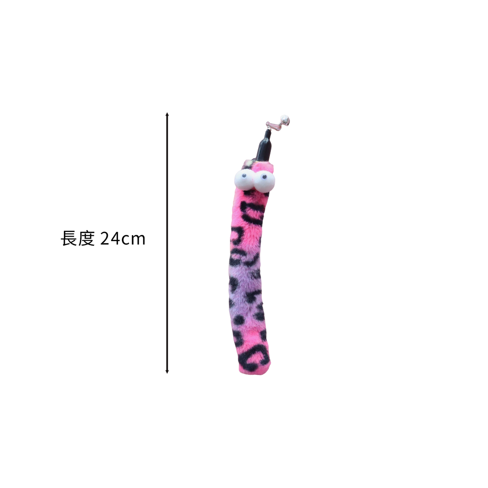 NeeBoo 絨布毛毛蟲替換頭 動物紋 毛絨 替換頭 豹紋 毛毛蟲 逗貓桿 配件 耐咬 解悶 磨牙 幼貓自嗨用品