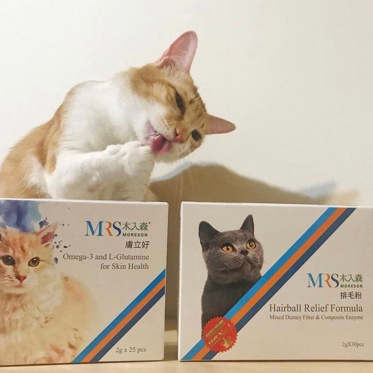 MORESON 木入森 寵物保健品 排毛粉 益生菌 離胺酸 骨骼 鈣 皮膚 關節 眼睛 心臟 保健品 Moreson