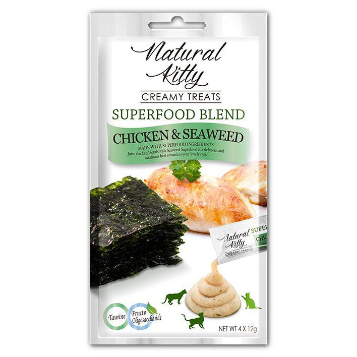 Natural Kitty 自然小貓 - 超級食物營養肉泥|8種