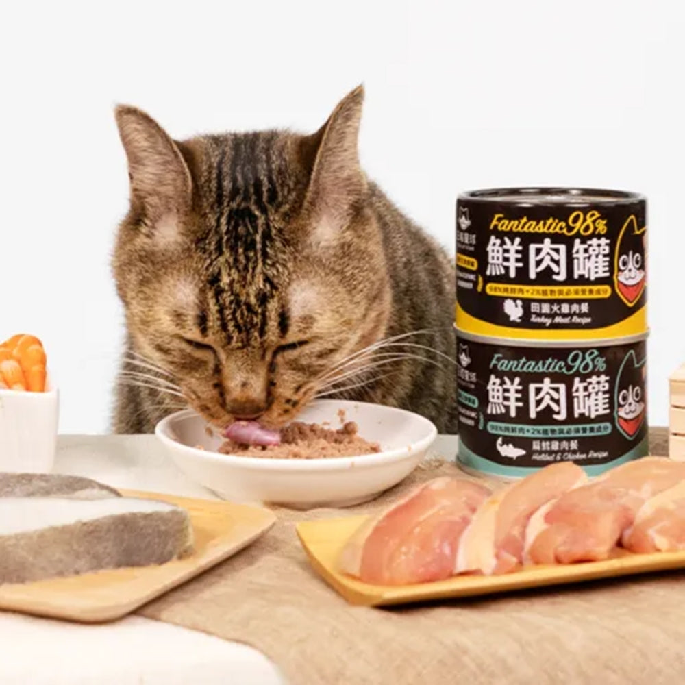 汪喵星球 貓咪 98%無膠鮮肉主食罐