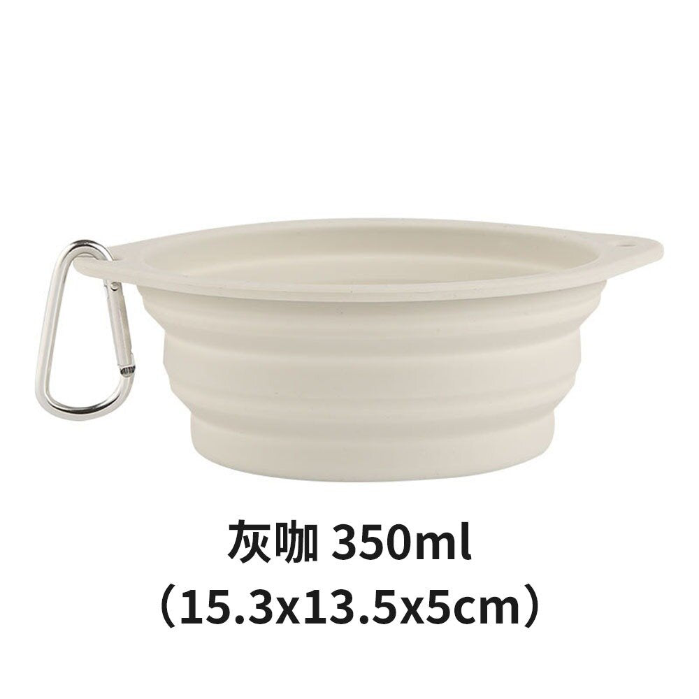 寵物外出矽膠碗 外出摺疊碗 摺疊碗 寵物碗 貓碗 狗碗 可折疊矽膠碗 外出碗 便攜式碗 飼料碗