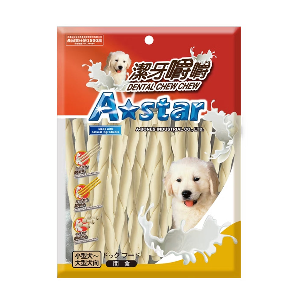 A Star AM嚼嚼棒 潔牙嚼嚼棒 牛奶 起司 潔牙骨 潔牙棒 雞肉鮪魚 牛肉鮭魚