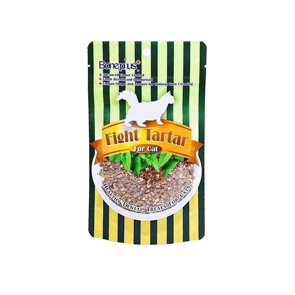 Bone Plus 貓專用 魚型薄荷潔牙骨 魚肉薄荷潔牙條 貓薄荷 木天蓼蟲癭果 貓用潔牙骨 潔牙骨