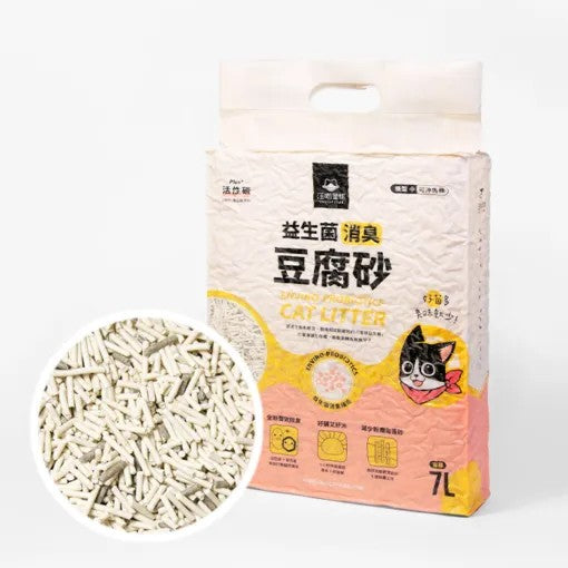 汪喵星球 泌尿健康檢測豆腐砂 益生菌消臭豆腐砂 (米粒型/條型/花草/隱血檢測)