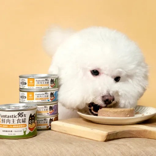 汪喵星球 犬用 Fantastic 95% 鮮肉無膠主食罐 80g/165g