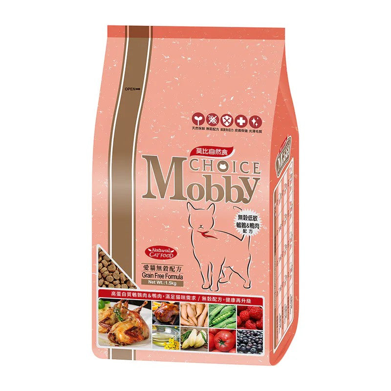 Mobby 莫比 全齡貓 貓飼料 乾飼料 自然食