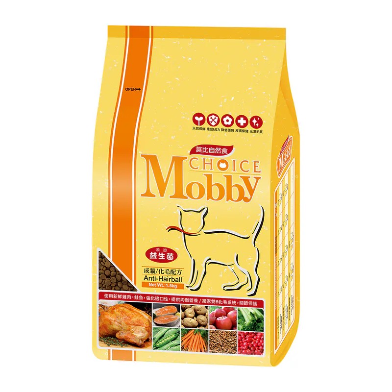 Mobby 莫比 全齡貓 貓飼料 乾飼料 自然食